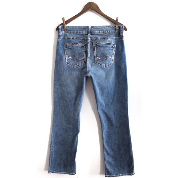 Silver NWT Suki Slim Boot Jeans 28 / 6 - Picture 9 of 11